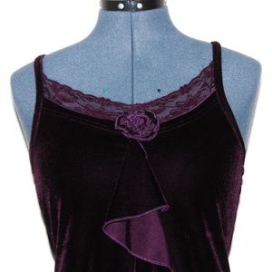 vintage purple empire line top